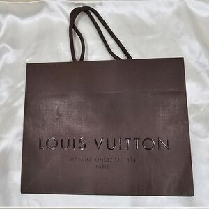 Louis Vuitton Dark Brown Tote Bag